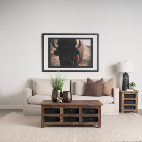 Vega II (Large) 7L x 7W Natural Wood Jack Object from Mercana - Luna Furniture