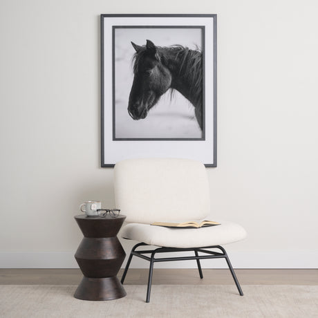 Odessa Dark Brown Wood Accent Table from Mercana - Luna Furniture