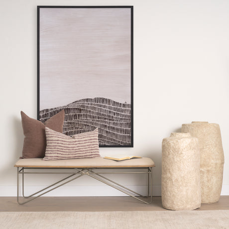 Delineation I by Mercana Studio a Hand Embelished Textured Framed Art Print from Mercana - Luna Furniture