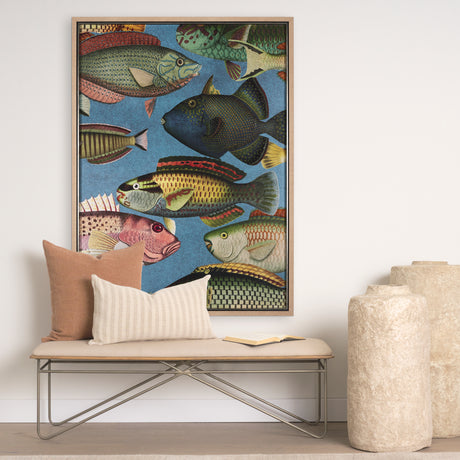 Vadum Piscis by Mercana Studio a Hand Embelished Textured Framed Art Print from Mercana - Luna Furniture
