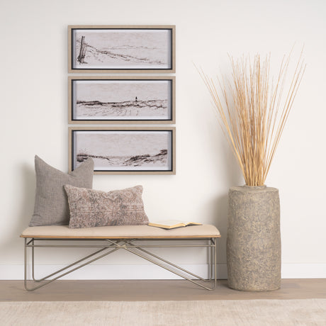 On the Shore I by Mercana Studio a Hand Embellished Textured Framed Art Print from Mercana - Luna Furniture