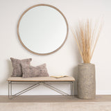 Khloe Taupe Lumbar Pillow Cover from Mercana - Luna Furniture