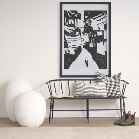National Laundry Day by Mercana Studio Hand Embellished Textured Framed Art Print Matted under Glass from Mercana - Luna Furniture