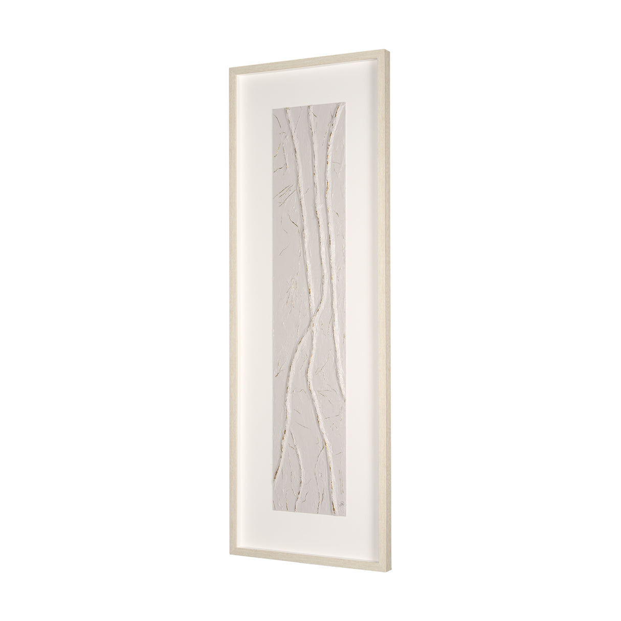 Whitewashed Expression by Studio M a handmade Original Framed Artwork under Glass from Mercana - Luna Furniture