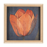 Flower Portrait II (TULIP) by Mercana Studio a Hand Embellished Textured Framed Art Print from Mercana - Luna Furniture