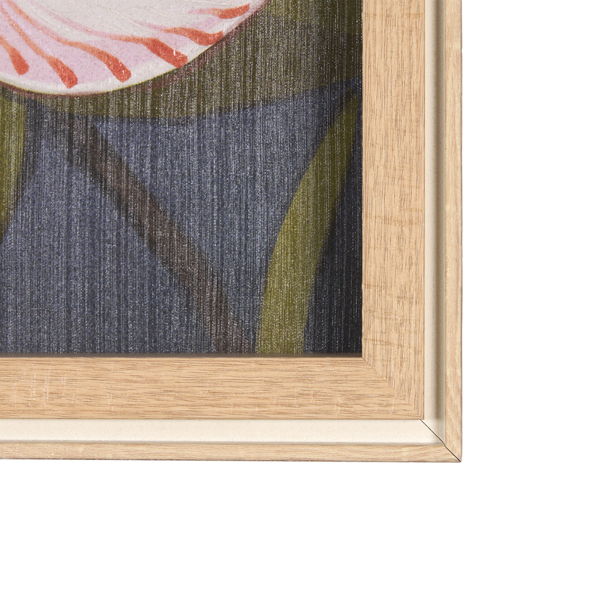 Flower Portrait III (FRANGIPANI) by Mercana Studio a Hand Embellished Textured Framed Art Print from Mercana - Luna Furniture
