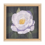 Flower Portrait V (PEONY) by Mercana Studio a Hand Embellished Textured Framed Art Print from Mercana - Luna Furniture