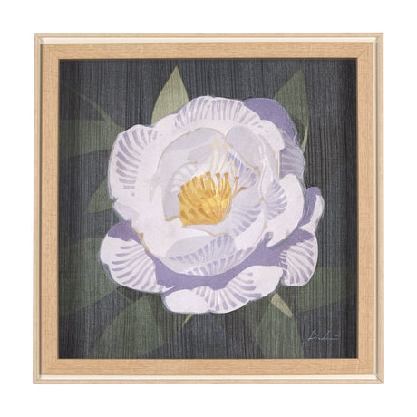 Flower Portrait V (PEONY) by Mercana Studio a Hand Embellished Textured Framed Art Print from Mercana - Luna Furniture