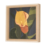 Flower Portrait VIII (CALLA LILY) by Mercana Studio a Hand Embellished Textured Framed Art Print from Mercana - Luna Furniture