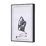 Vintage Iron I by Mercana Studio a Hand Embellished Textured Framed Art Print from Mercana - Luna Furniture
