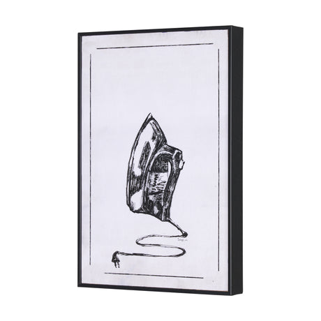 Vintage Iron I by Mercana Studio a Hand Embellished Textured Framed Art Print from Mercana - Luna Furniture