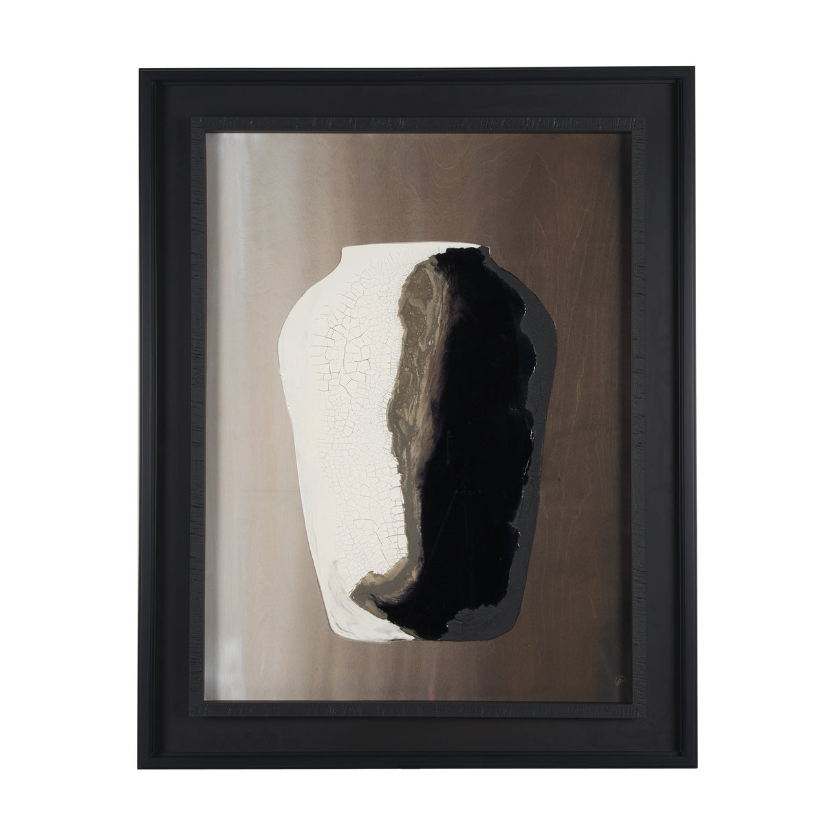 Unearthed Vessel II by Studio M a handmade Original Framed Artwork under Glass from Mercana - Luna Furniture