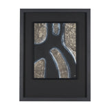 Contrasting Paths I by Studio M a handmade Original Framed 3D Textured Artwork under Glass from Mercana - Luna Furniture