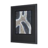Contrasting Paths II by Studio M a handmade Original Framed 3D Textured Artwork under Glass from Mercana - Luna Furniture