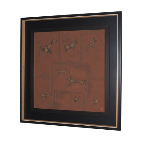 Stone Age II by Studio M a handmade Original Framed Artwork under Glass from Mercana - Luna Furniture