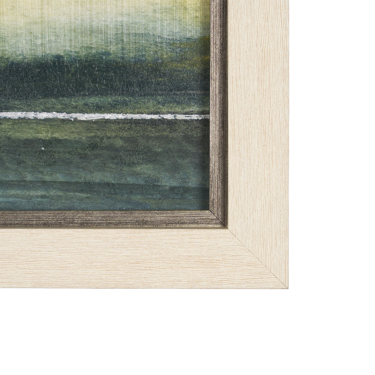 Spring Horizon II by Mercana Studio a Hand Embellished Textured Framed Art Print from Mercana - Luna Furniture