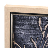 Herbes Hautes Indigo I by Mercana Studio a Hand Embellished Textured Framed Art Print from Mercana - Luna Furniture