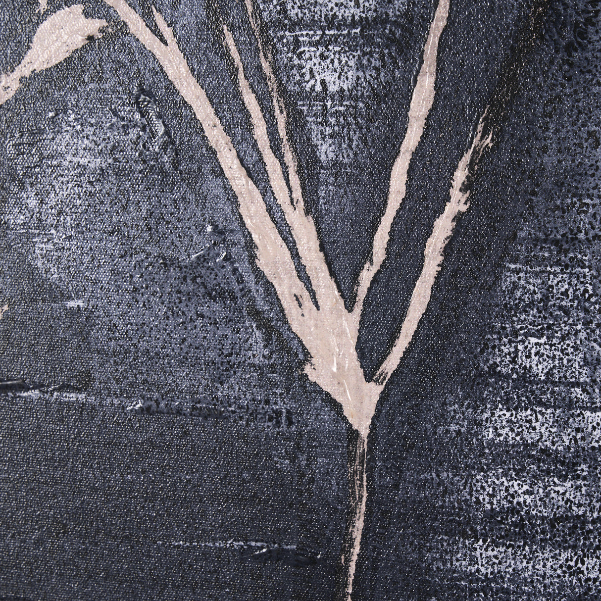 Herbes Hautes Indigo II by Mercana Studio a Hand Embellished Textured Framed Art Print from Mercana - Luna Furniture