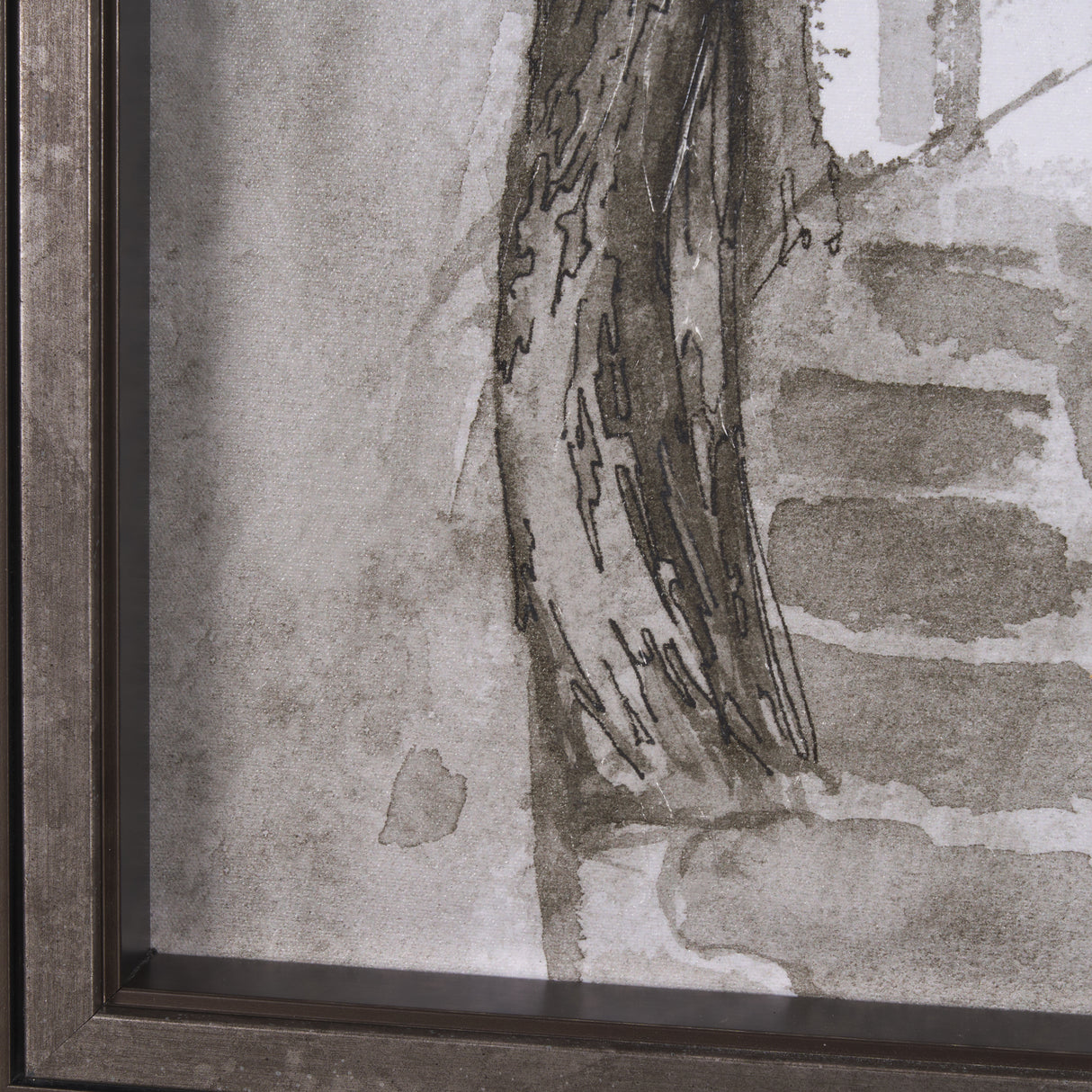 Blossoming Tree II by Mercana Studio a Hand Embellished Textured Framed Art Print from Mercana - Luna Furniture