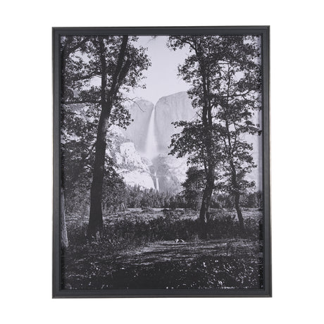 Yosemite Falls by Carleton E Watkins a Hand Embellished Textured Framed Photo Art Print from Mercana - Luna Furniture