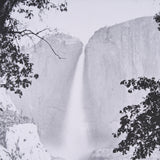 Yosemite Falls by Carleton E Watkins a Hand Embellished Textured Framed Photo Art Print from Mercana - Luna Furniture