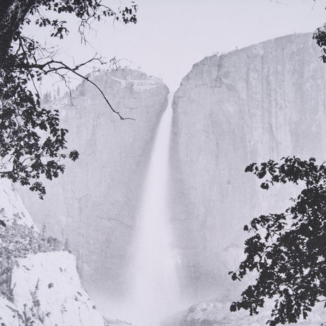 Yosemite Falls by Carleton E Watkins a Hand Embellished Textured Framed Photo Art Print from Mercana - Luna Furniture