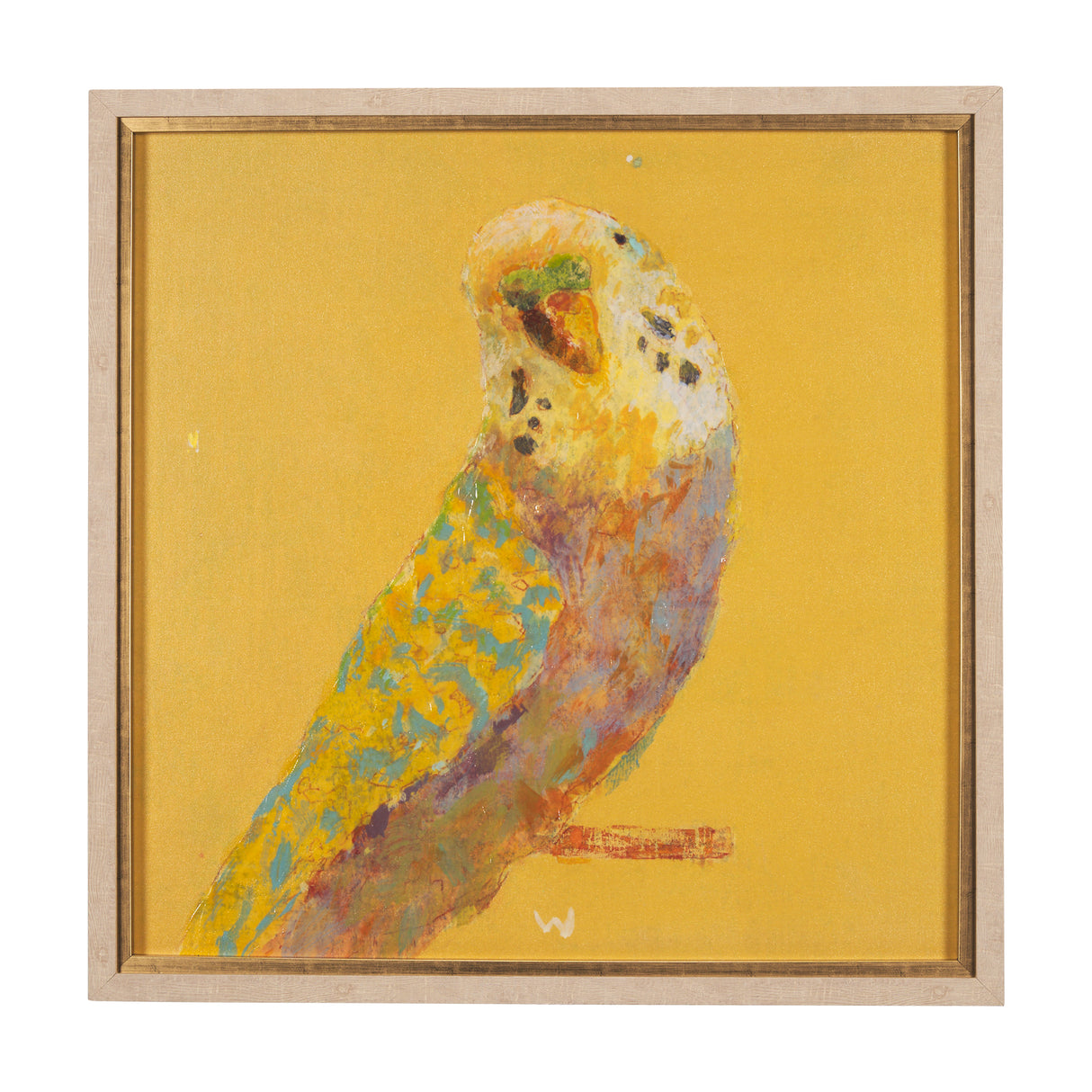 Bright Birds I by Roy Woodland a Hand Embellished Textured Framed Art Print from Mercana - Luna Furniture