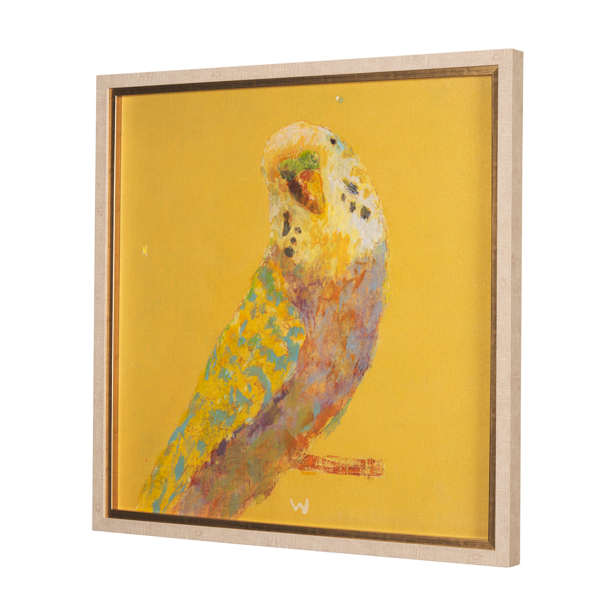 Bright Birds I by Roy Woodland a Hand Embellished Textured Framed Art Print from Mercana - Luna Furniture