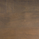 Araxi Rectangular Dark Brown Wood w/ Black Metal Base Dining Table from Mercana - Luna Furniture