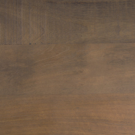 Araxi Rectangular Dark Brown Wood w/ Black Metal Base Dining Table from Mercana - Luna Furniture