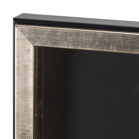 Struck by Studio M a handmade Original Framed 3D Textured Artwork under Glass from Mercana - Luna Furniture