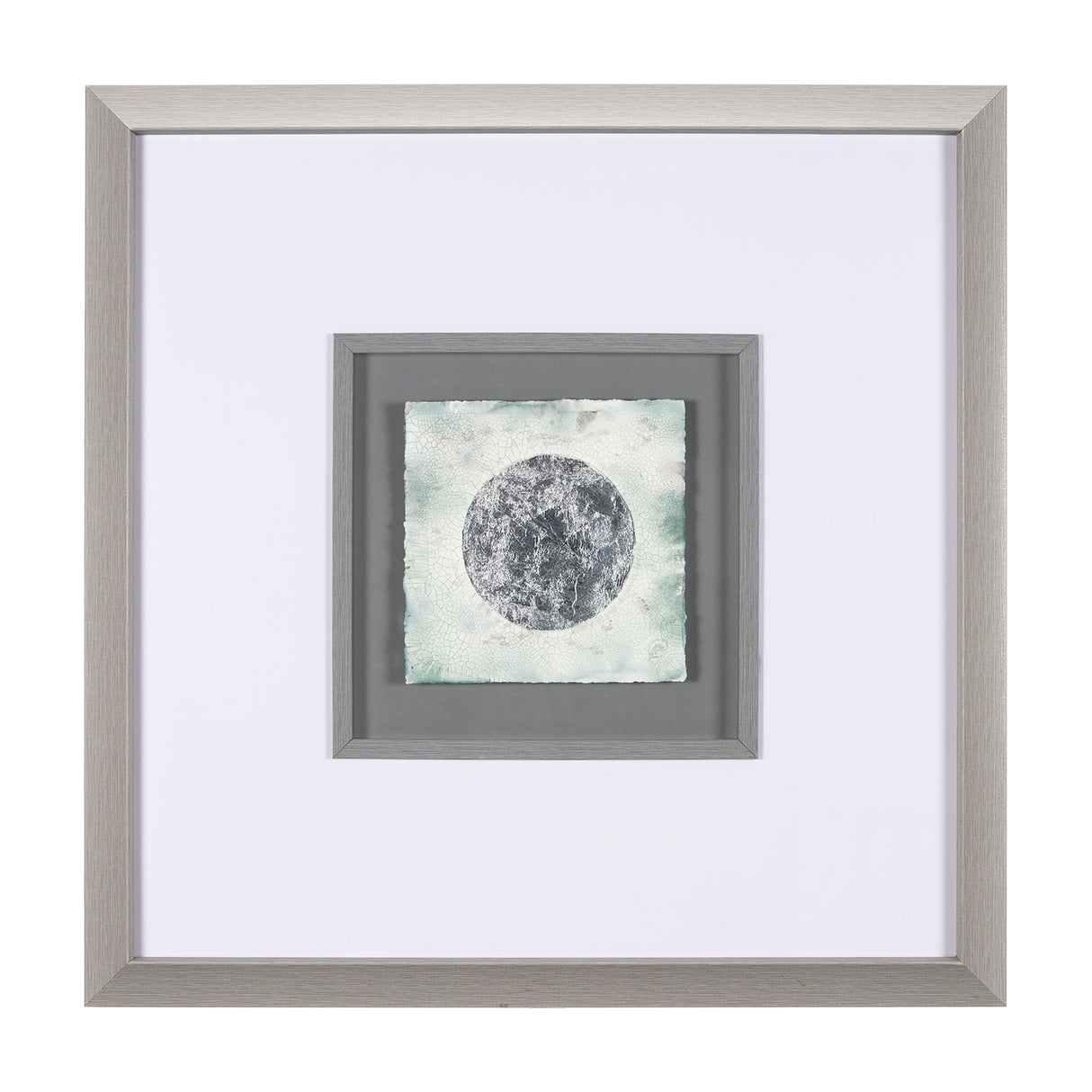 Platinum Moona by Studio M a handmade Original Framed Artwork under Glass from Mercana - Luna Furniture