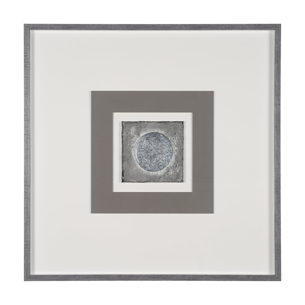 White Moon by Studio M a handmade Original Framed Artwork under Glass from Mercana - Luna Furniture