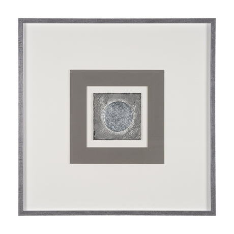 White Moon by Studio M a handmade Original Framed Artwork under Glass from Mercana - Luna Furniture