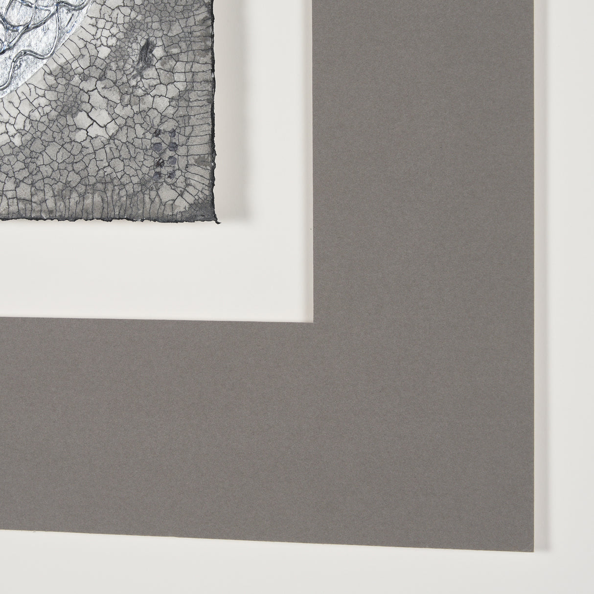 White Moon by Studio M a handmade Original Framed Artwork under Glass from Mercana - Luna Furniture