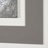 White Moon by Studio M a handmade Original Framed Artwork under Glass from Mercana - Luna Furniture