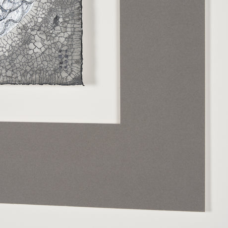 White Moon by Studio M a handmade Original Framed Artwork under Glass from Mercana - Luna Furniture