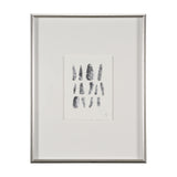 Silver Pebbles by Studio M a handmade Original Framed Artwork under Glass from Mercana - Luna Furniture