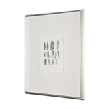 Silver Pebbles by Studio M a handmade Original Framed Artwork under Glass from Mercana - Luna Furniture