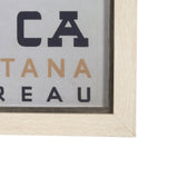 See America by Vintage Collection a Hand Embellished Textured Framed Art Print from Mercana - Luna Furniture