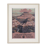 Grand Canyon National Park by The Vinatage Collection a Framed Art Print Matted under Glass from Mercana - Luna Furniture
