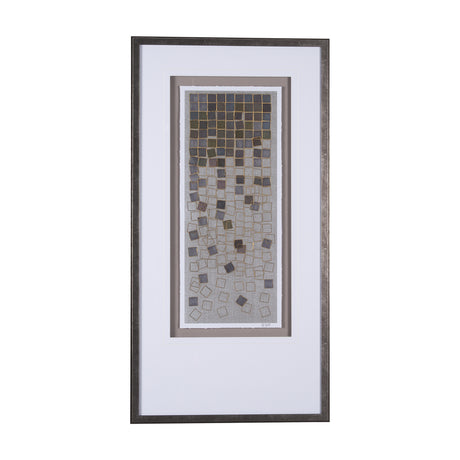 Broken Puzzle I by Mercana Studio a Hand Embellished Textured Framed Art Print Matted under Glass from Mercana - Luna Furniture