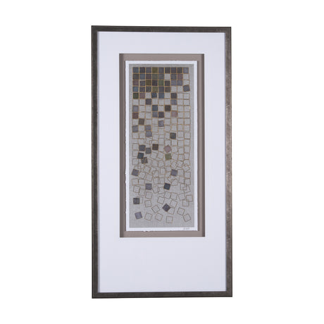 Broken Puzzle II by Mercana Studio a Hand Embellished Textured Framed Art Print Matted under Glass from Mercana - Luna Furniture