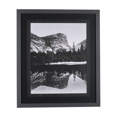 Mirror Lake by Carleton E Watkins a Hand Embellished Textured Framed Photo Art Print from Mercana - Luna Furniture