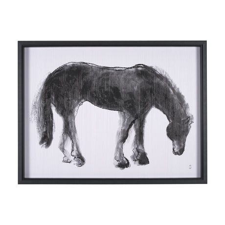 Equine Sketch 3 by Manny Woodart a Hand Embellished Textured Framed Art Print from Mercana - Luna Furniture