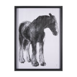 Equine Sketch 5 by Manny Woodart a Hand Embellished Textured Framed Art Print from Mercana - Luna Furniture