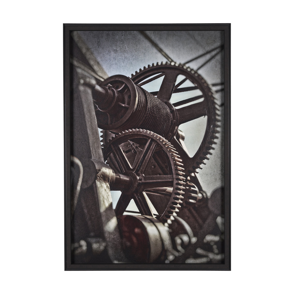 Industrial Collect - Motion by Michael Banks a Hand Embellished Textured Framed Photo Art Print from Mercana - Luna Furniture