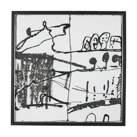 Lost Treasure Map II by Mercana Studio a Hand Embellished Textured Framed Art Print from Mercana - Luna Furniture