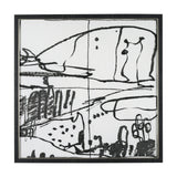 Lost Treasure Map III by Mercana Studio a Hand Embellished Textured Framed Art Print from Mercana - Luna Furniture
