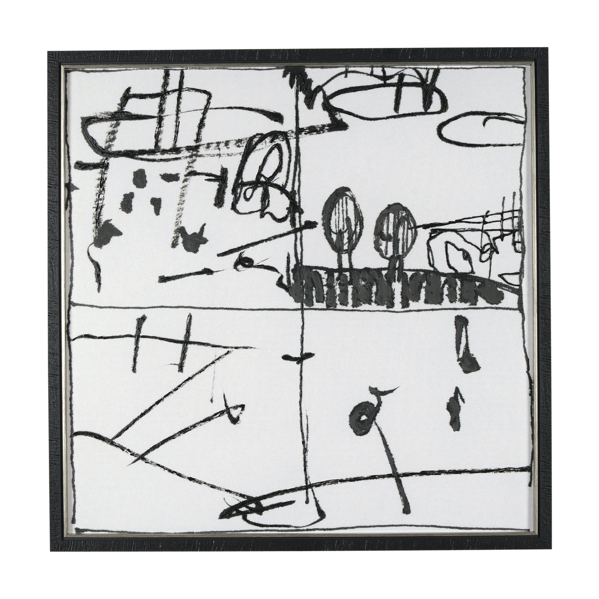 Lost Treasure Map IV by Mercana Studio a Hand Embellished Textured Framed Art Print from Mercana - Luna Furniture